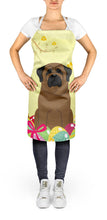 Load image into Gallery viewer, Easter Eggs Bullmastiff Apron – Artist-Designed Kitchen, BBQ &amp; Craft Apron BB6084APRON