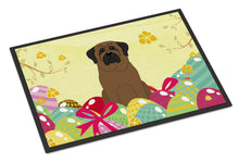 Load image into Gallery viewer, Easter Eggs Bullmastiff Doormat - 24x36 Decorative Floor Mat – Indoor/Outdoor Rug with Artistic Flair BB6084JMAT