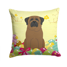 Load image into Gallery viewer, Easter Eggs Bullmastiff Throw Pillow - 14x14 Decorative Pillow – Art for Your Home &amp; Patio BB6084PW1414