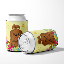 Load image into Gallery viewer, Easter Eggs Shih Tzu Silver Chocolate Can or Bottle Hugger BB6086CC