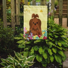 Load image into Gallery viewer, Easter Eggs Shih Tzu Silver Chocolate Garden Flag - Outdoor Decorative Yard Flag BB6086GF