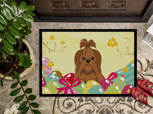 Load image into Gallery viewer, Easter Eggs Shih Tzu Silver Chocolate Doormat - 24x36 Decorative Floor Mat – Indoor/Outdoor Rug with Artistic Flair BB6086JMAT