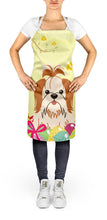 Load image into Gallery viewer, Easter Eggs Shih Tzu Red White Apron – Artist-Designed Kitchen, BBQ &amp; Craft Apron BB6087APRON