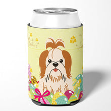 Load image into Gallery viewer, Easter Eggs Shih Tzu Red White Can or Bottle Hugger BB6087CC