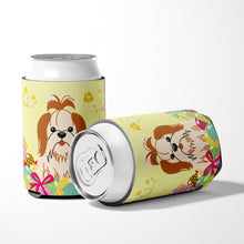 Load image into Gallery viewer, Easter Eggs Shih Tzu Red White Can or Bottle Hugger BB6087CC