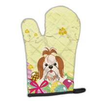 Load image into Gallery viewer, Easter Eggs Shih Tzu Red White Oven Mitt BB6087OVMT