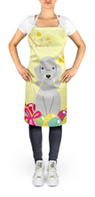 Load image into Gallery viewer, Easter Eggs Bedlington Terrier Blue Apron – Artist-Designed Kitchen, BBQ &amp; Craft Apron BB6090APRON