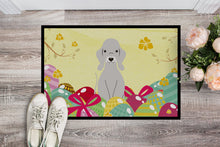 Load image into Gallery viewer, Easter Eggs Bedlington Terrier Blue Doormat - 24x36 Decorative Floor Mat – Indoor/Outdoor Rug with Artistic Flair BB6090JMAT