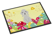 Load image into Gallery viewer, Easter Eggs Bedlington Terrier Blue Doormat - 24x36 Decorative Floor Mat – Indoor/Outdoor Rug with Artistic Flair BB6090JMAT
