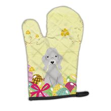 Load image into Gallery viewer, Easter Eggs Bedlington Terrier Blue Oven Mitt BB6090OVMT