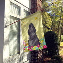Load image into Gallery viewer, Easter Eggs Cocker Spaniel Black Flag Canvas House Size BB6092CHF