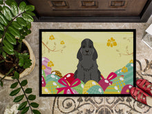 Load image into Gallery viewer, Easter Eggs Cocker Spaniel Black Doormat - 24x36 Decorative Floor Mat – Indoor/Outdoor Rug with Artistic Flair BB6092JMAT