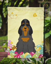 Load image into Gallery viewer, Easter Eggs Cocker Spaniel Black Tan Garden Flag - Outdoor Decorative Yard Flag BB6093GF