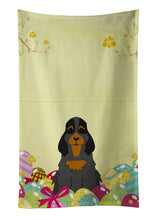 Load image into Gallery viewer, Easter Eggs Cocker Spaniel Black Tan Kitchen Towel – Artistic Dish Towel for Everyday Use BB6093KTWL