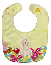 Load image into Gallery viewer, Easter Eggs Cocker Spaniel Buff Baby Bib BB6094BIB