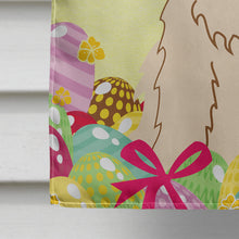 Load image into Gallery viewer, Easter Eggs Cocker Spaniel Buff Flag Canvas House Size BB6094CHF