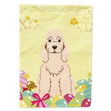 Load image into Gallery viewer, Easter Eggs Cocker Spaniel Buff Flag Canvas House Size BB6094CHF