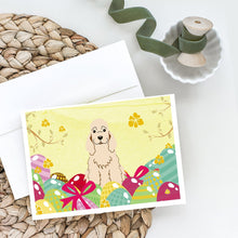 Load image into Gallery viewer, Easter Eggs Cocker Spaniel Buff Greeting Cards -  Blank Note Cards – 8-Pack of Artist-Designed Cards with Envelopes
