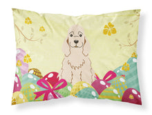 Load image into Gallery viewer, Easter Eggs Cocker Spaniel Buff Fabric Standard Pillowcase – Artistic Decorative Front, White Back BB6094PILLOWCASE