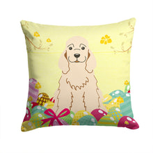 Load image into Gallery viewer, Easter Eggs Cocker Spaniel Buff Throw Pillow - 14x14 Decorative Pillow – Art for Your Home &amp; Patio BB6094PW1414