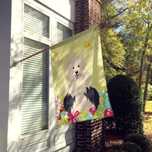 Load image into Gallery viewer, Easter Eggs Old English Sheepdog Flag Canvas House Size BB6096CHF