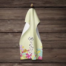 Load image into Gallery viewer, Easter Eggs Dalmatian Kitchen Towel – Artistic Dish Towel for Everyday Use BB6097KTWL