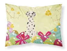 Load image into Gallery viewer, Easter Eggs Dalmatian Fabric Standard Pillowcase – Artistic Decorative Front, White Back BB6097PILLOWCASE