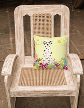 Load image into Gallery viewer, Easter Eggs Dalmatian Fabric Decorative Pillow BB6097PW1818
