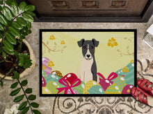 Load image into Gallery viewer, Easter Eggs Smooth Fox Terrier Doormat - 24x36 Decorative Floor Mat – Indoor/Outdoor Rug with Artistic Flair BB6098JMAT