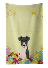 Load image into Gallery viewer, Easter Eggs Smooth Fox Terrier Kitchen Towel – Artistic Dish Towel for Everyday Use BB6098KTWL