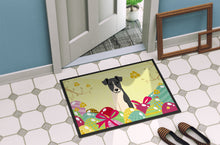 Load image into Gallery viewer, Easter Eggs Smooth Fox Terrier Doormat - 18x27 Decorative Floor Mat – Indoor/Outdoor Rug with Artistic Flair BB6098MAT