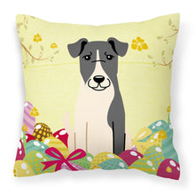 Load image into Gallery viewer, Easter Eggs Smooth Fox Terrier Fabric Decorative Pillow BB6098PW1818