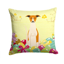 Load image into Gallery viewer, Easter Eggs Whippet Throw Pillow - 14x14 Decorative Pillow – Art for Your Home &amp; Patio BB6099PW1414