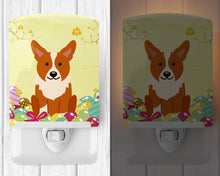 Load image into Gallery viewer, Easter Eggs Corgi Ceramic Night Light BB6100CNL