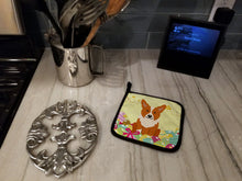 Load image into Gallery viewer, Easter Eggs Corgi Pot Holders - Set of 2 - Heat-Resistant Kitchen Essentials BB6100PTHD