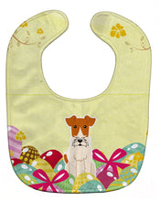 Load image into Gallery viewer, Easter Eggs Wire Fox Terrier Baby Bib BB6101BIB