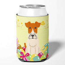 Load image into Gallery viewer, Easter Eggs Wire Fox Terrier Can or Bottle Hugger BB6101CC