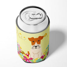 Load image into Gallery viewer, Easter Eggs Wire Fox Terrier Can or Bottle Hugger BB6101CC