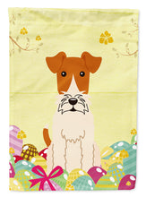 Load image into Gallery viewer, Easter Eggs Wire Fox Terrier Garden Flag - Outdoor Decorative Yard Flag BB6101GF