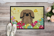 Load image into Gallery viewer, Easter Eggs Pekingnese Tan Doormat - 18x27 Decorative Floor Mat – Indoor/Outdoor Rug with Artistic Flair BB6102MAT