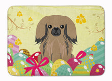 Load image into Gallery viewer, Easter Eggs Pekingnese Tan Machine Washable Memory Foam Mat BB6102RUG