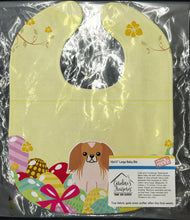 Load image into Gallery viewer, Easter Eggs Pekingnese Red White Baby Bib BB6103BIB