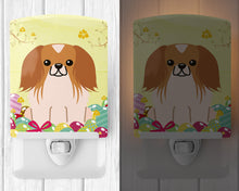 Load image into Gallery viewer, Easter Eggs Pekingnese Red White Ceramic Night Light BB6103CNL