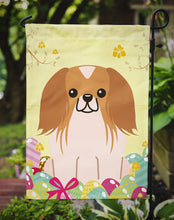 Load image into Gallery viewer, Easter Eggs Pekingnese Red White Garden Flag - Outdoor Decorative Yard Flag BB6103GF