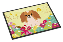 Load image into Gallery viewer, Easter Eggs Pekingnese Red White Doormat - 24x36 Decorative Floor Mat – Indoor/Outdoor Rug with Artistic Flair BB6103JMAT