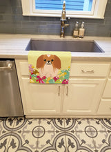 Load image into Gallery viewer, Easter Eggs Pekingnese Red White Kitchen Towel – Artistic Dish Towel for Everyday Use BB6103KTWL