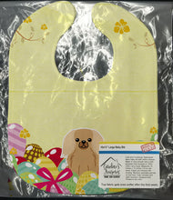 Load image into Gallery viewer, Easter Eggs Pekingnese Fawn Sable Baby Bib BB6104BIB