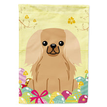 Load image into Gallery viewer, Easter Eggs Pekingnese Fawn Sable Flag Canvas House Size BB6104CHF