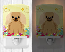 Load image into Gallery viewer, Easter Eggs Pekingnese Fawn Sable Ceramic Night Light BB6104CNL