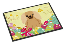 Load image into Gallery viewer, Easter Eggs Pekingnese Fawn Sable Doormat - 24x36 Decorative Floor Mat – Indoor/Outdoor Rug with Artistic Flair BB6104JMAT
